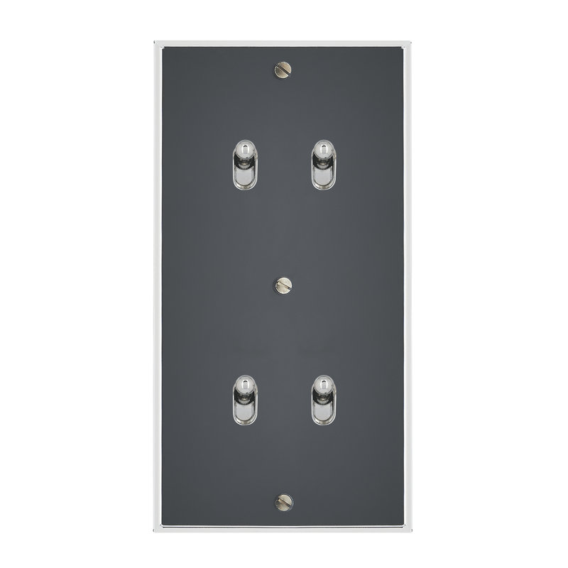 Legrand 67008 - Art d'Arnould univers Mémoire 4 va-et-vient ou interrupteur à levier - cristal