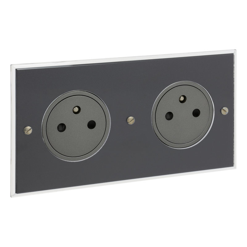 Legrand 67032 - Art d'Arnould univers Mémoire double prise 2P+T Surface 16A 250V - cristal