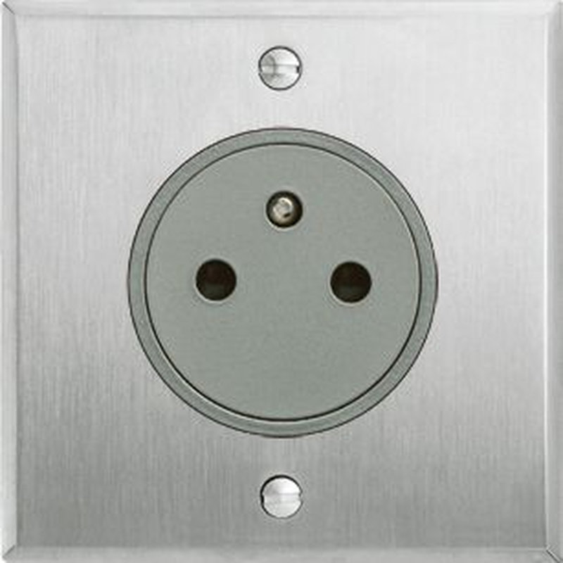 Legrand 67131 - Art d'Arnould univers Mémoire prise 2P+T Surface 16A 250V - acier brossé
