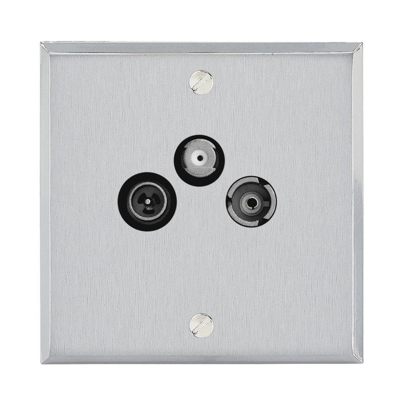 Legrand 67177 - Art d'Arnould univers Mémoire prise TV-FM-SAT - acier brossé