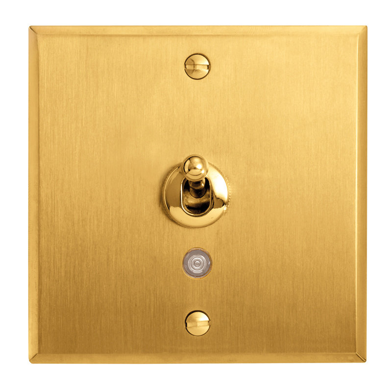 Legrand 67207 - Art d'Arnould univers Mémoire va-et-vient ou inter lum à levier 10A - or brossé