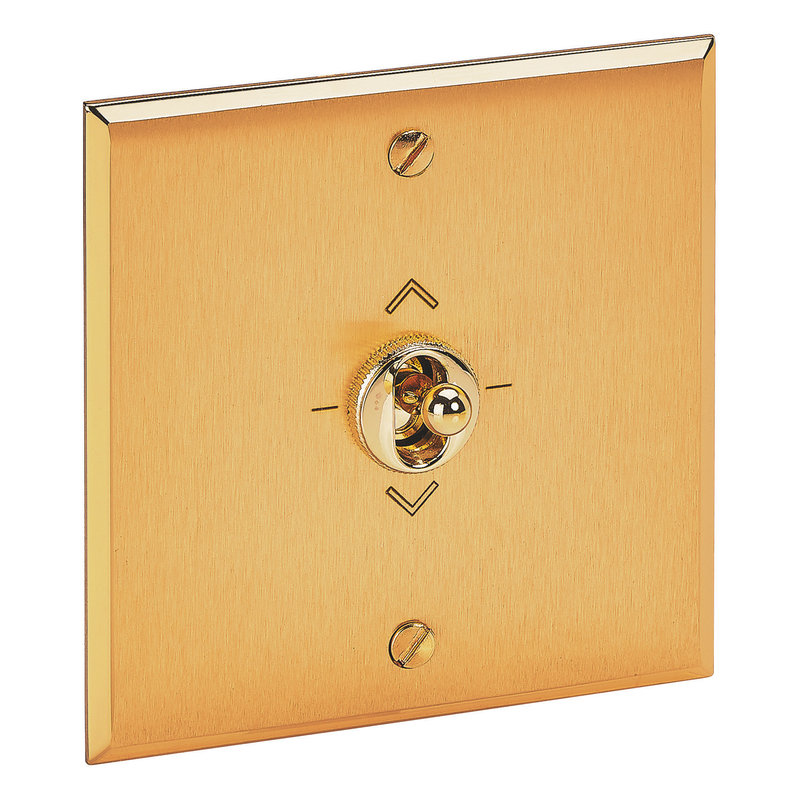 Legrand 67221 - Art d'Arnould univers Mémoire commande volets roulants 3 positions - or brossé