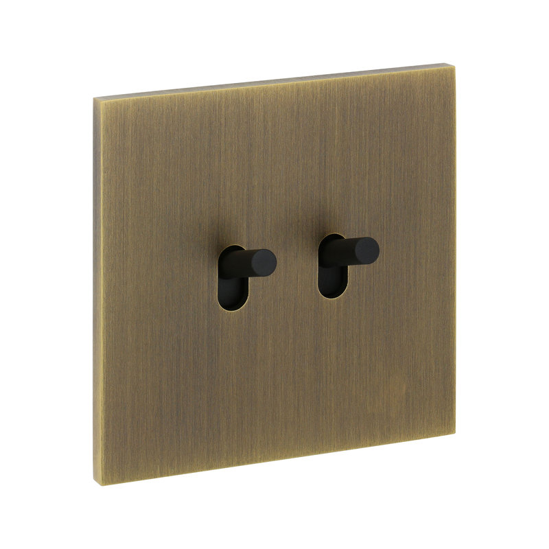 Legrand 67302 - Art d'Arnould univers Epure double va-et-vient ou interrupteur - bronze