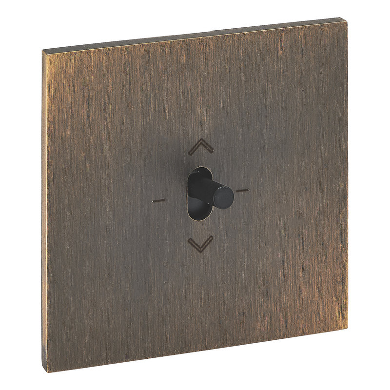 Legrand 67321 - Art d'Arnould univers Epure commande de volets roulants 3 positions - bronze