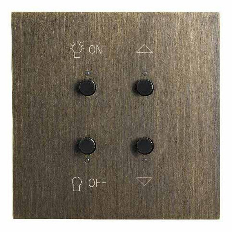Legrand 67383 - Art d'Arnould univers Epure interrupteur lumière et volets MyHOME_Up - bronze