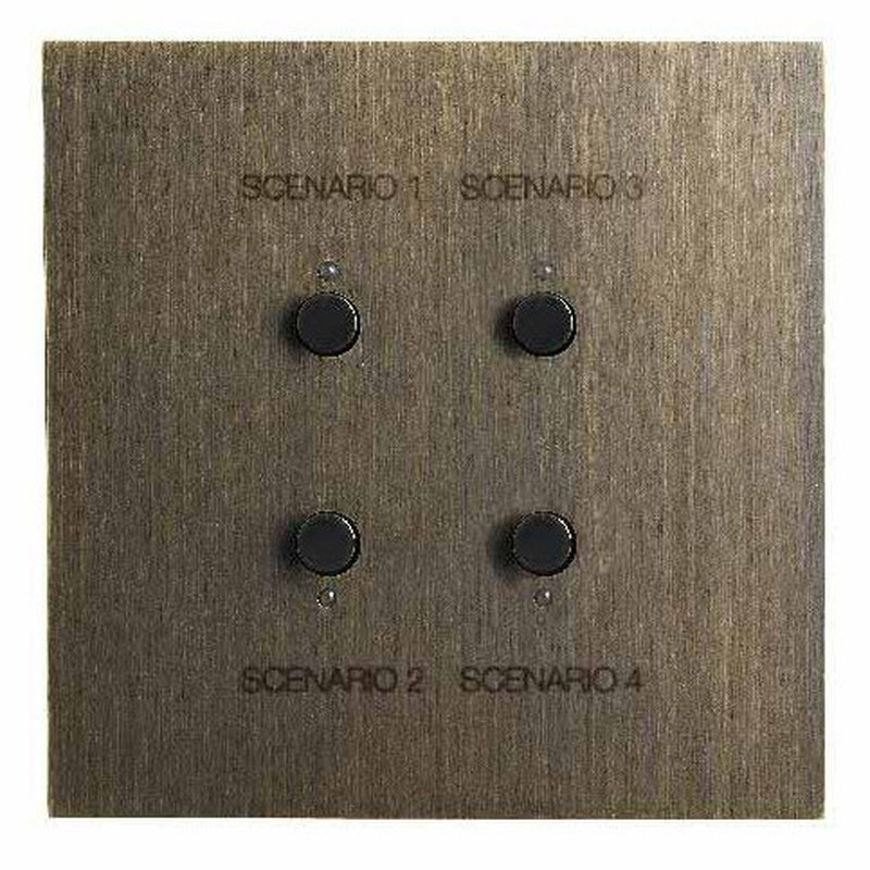 Legrand 67388 - Art d'Arnould univers Epure commande 4 scénarios MyHOME_Up - bronze