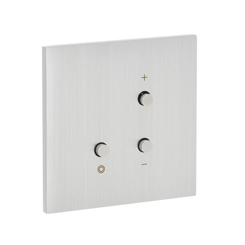 Legrand 67419 - Art d'Arnould univers Epure variateur lampes 2 fils sans neutre - acier brossé