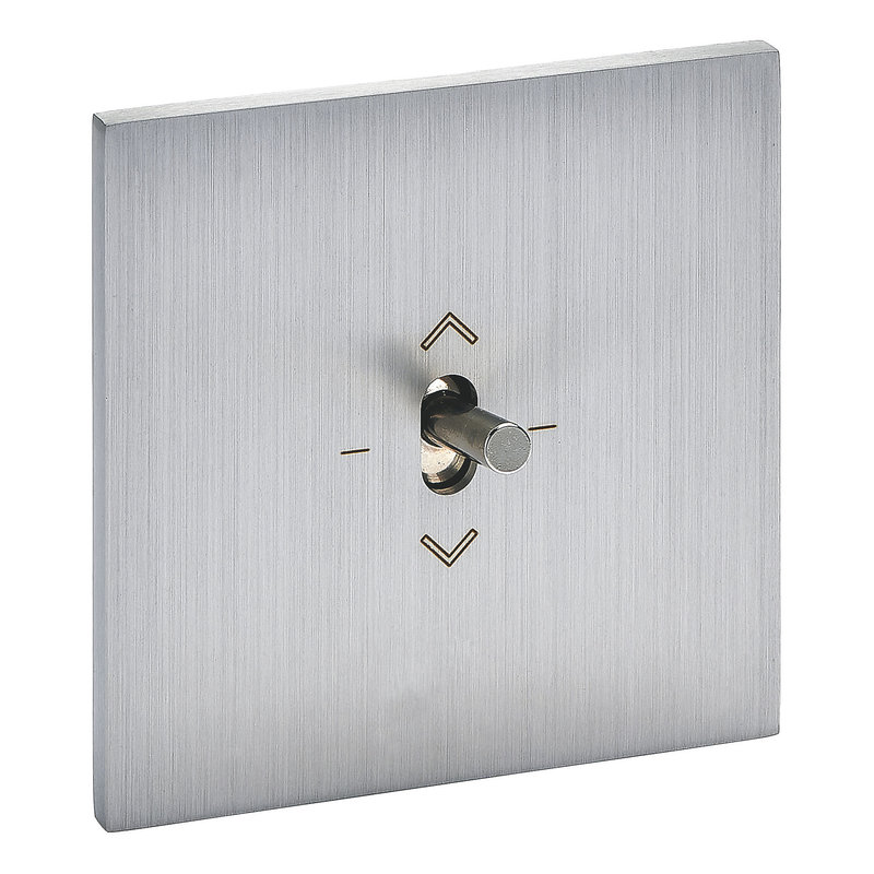 Legrand 67421 - Art d'Arnould univers Epure commande de volets roulants 3 positions acier brossé