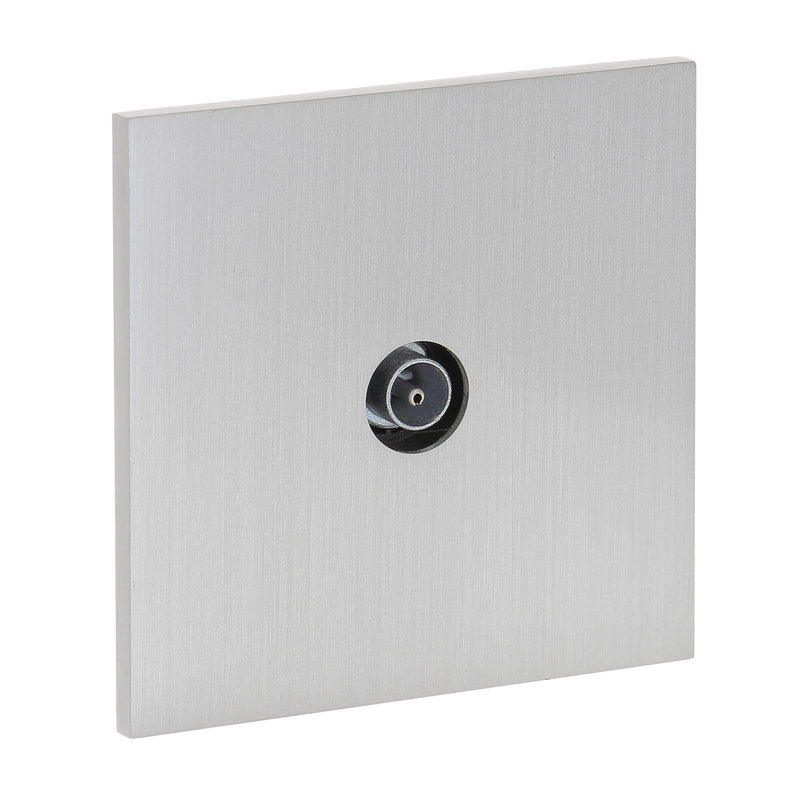 Legrand 67429 - Art d'Arnould univers Epure prise télévision simple - acier brossé
