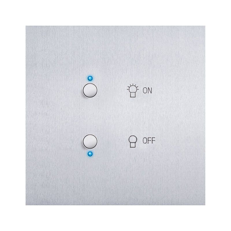 Legrand 67481 - Art d'Arnould univers Epure interrupteur lumière MyHOME_Up - acier brossé
