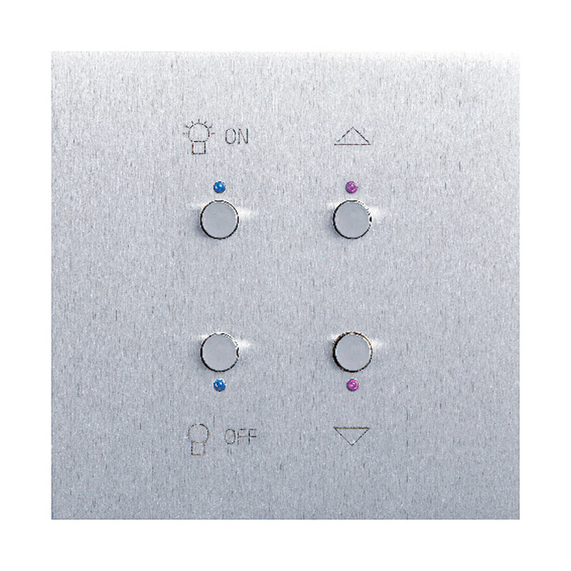 Legrand 67483 - Art d'Arnould univers Epure inter lumière et volets MyHOME_Up - acier brossé