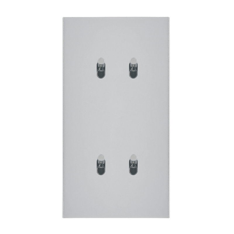 Legrand 67508 - Art d'Arnould univers Epure quatre va-et-vient ou interrupteur - acier satin