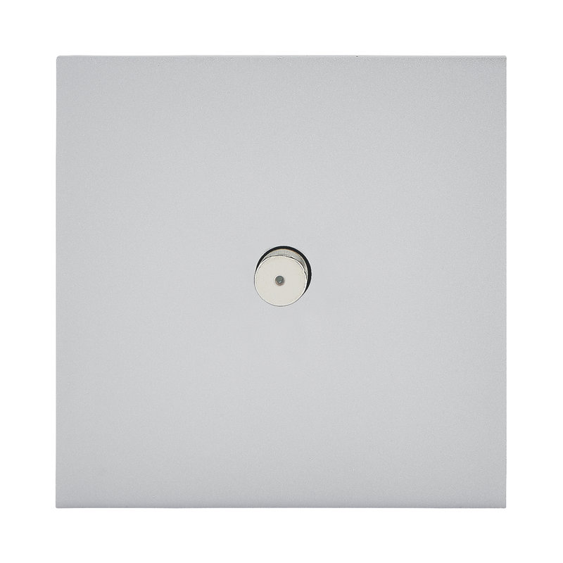 Legrand 67511 - Art d'Arnould univers Epure poussoir lumineux à bouton rond 2A - acier satin