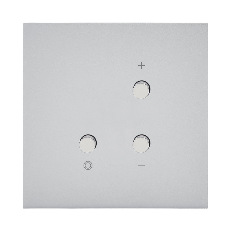 Legrand 67519 - Art d'Arnould univers Epure variateur toutes lampes 2 fils sans N - acier satin