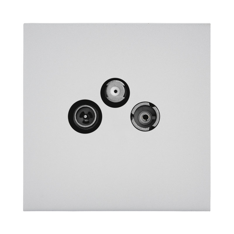 Legrand 67577 - Art d'Arnould univers Epure prise TV-FM-SAT - acier satin