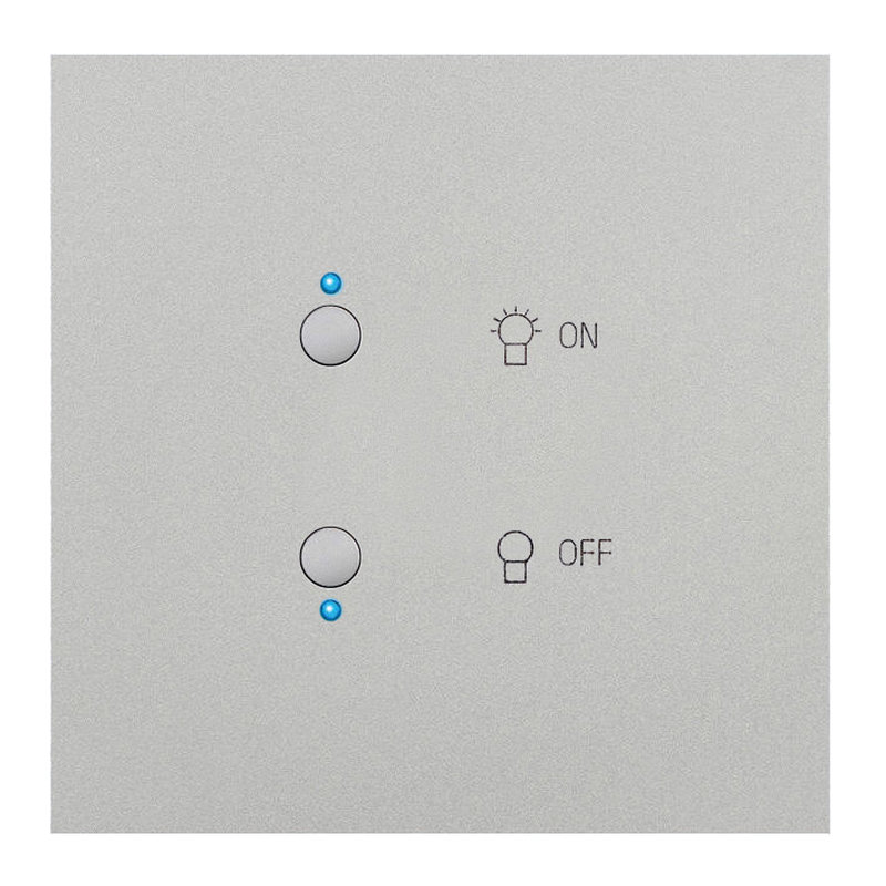 Legrand 67581 - Art d'Arnould univers Epure interrupteur lumière MyHOME_Up - acier satin