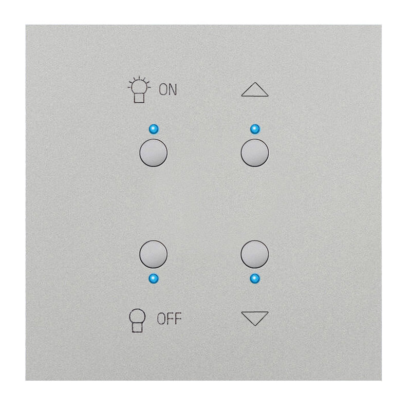 Legrand 67583 - Art d'Arnould univers Epure inter lumière et volets MyHOME_Up - acier satin