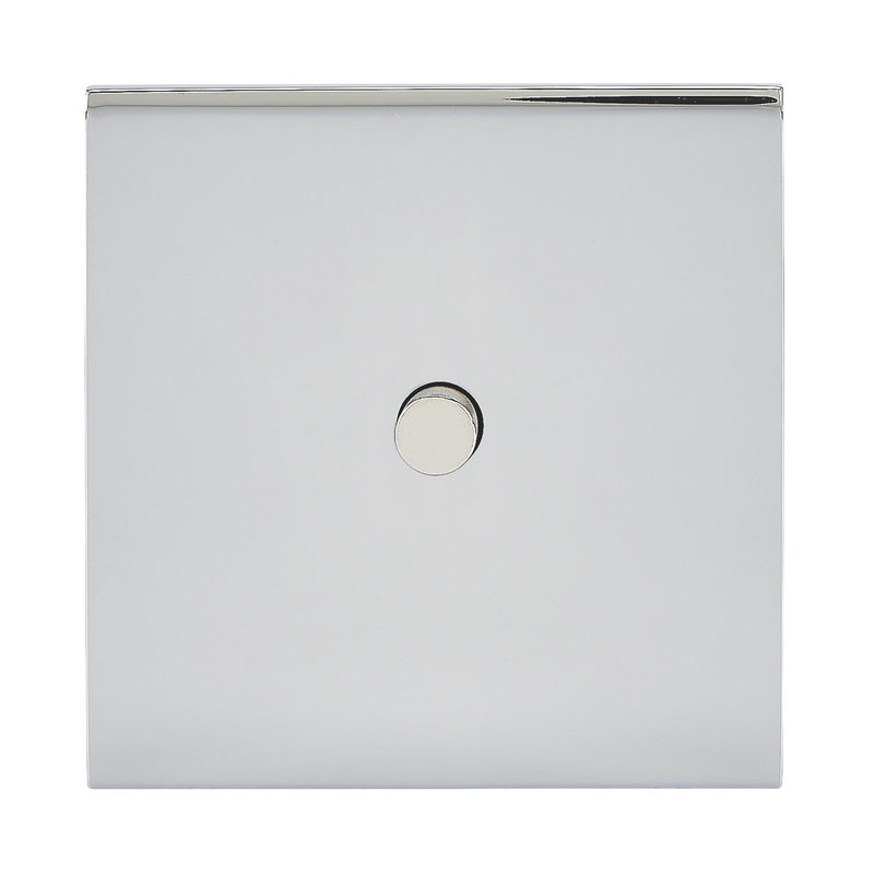 Legrand 67610 - Art d'Arnould univers Epure poussoir à bouton rond 2A - acier miroir