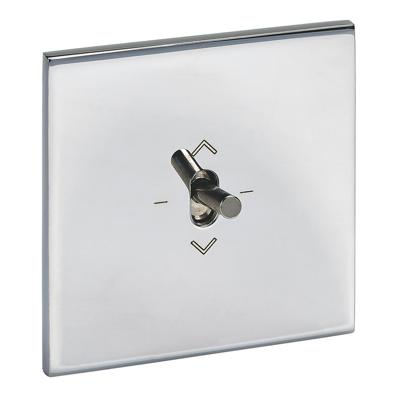 Legrand 67621 - Art d'Arnould univers Epure commande de volets roulants 3positions -acier miroir