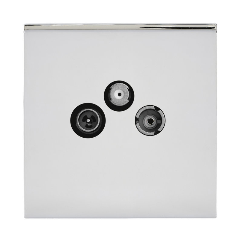 Legrand 67677 - Art d'Arnould univers Epure prise TV-FM-SAT - acier miroir
