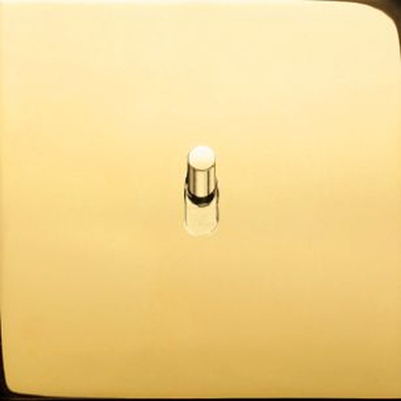 Legrand 67701 - Art d'Arnould univers Epure va-et-vient ou interrupteur 10A - or miroir
