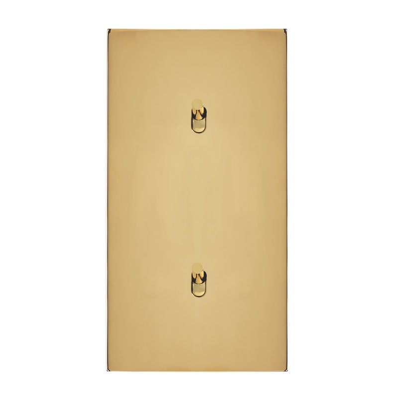 Legrand 67704 - Art d'Arnould univers Epure deux va-et-vient ou interrupteur - or miroir