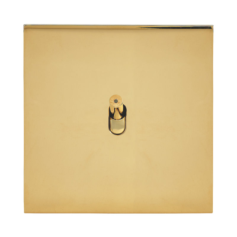 Legrand 67707 - Art d'Arnould univers Epure va-et-vient ou interrupteur lumineux - or miroir