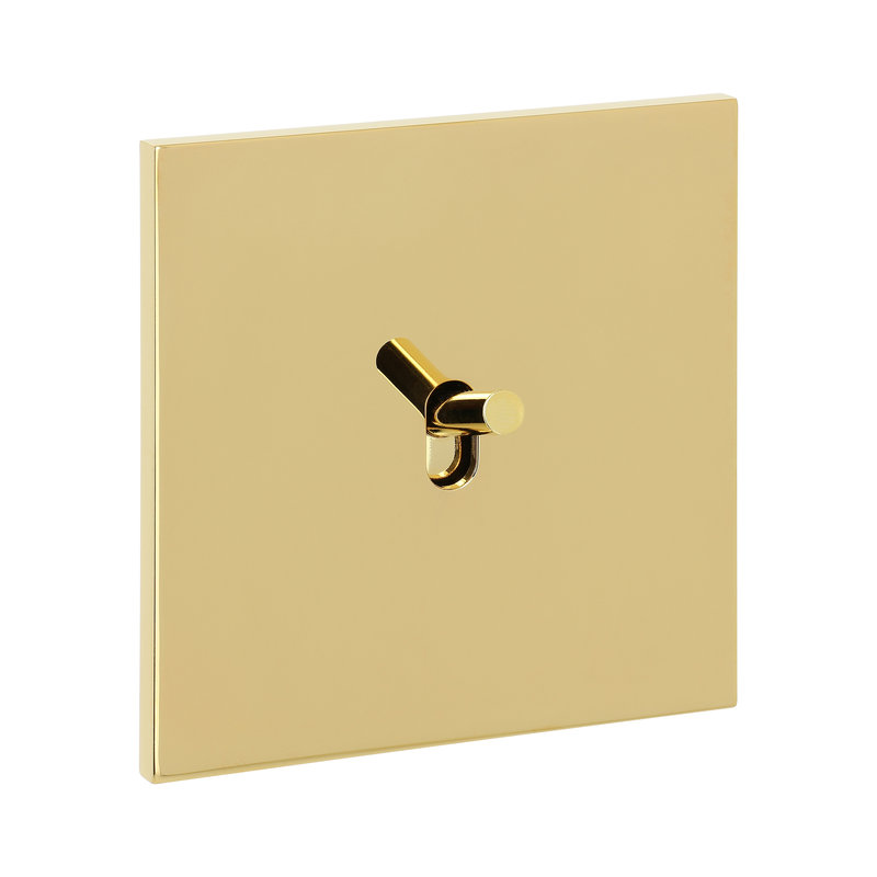 Legrand 67715 - Art d'Arnould univers Epure poussoir 6A - or miroir