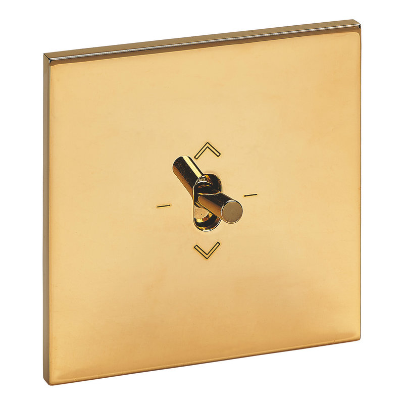 Legrand 67721 - Art d'Arnould univers Epure commande de volets roulants 3 positions - or miroir