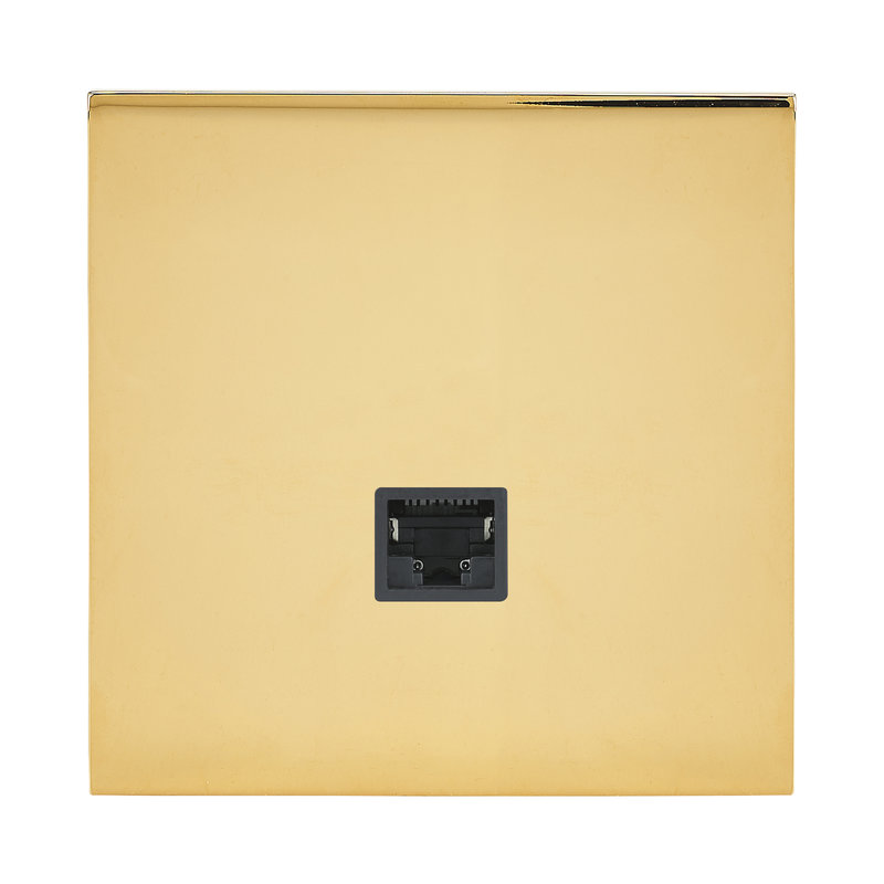 Legrand 67725 - Art d'Arnould univers Epure prise RJ45 catégorie 6 FTP - or miroir