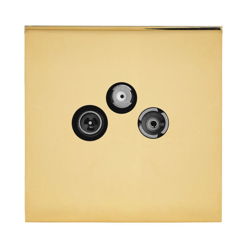 Legrand 67777 - Art d'Arnould univers Epure prise TV-FM-SAT - or miroir