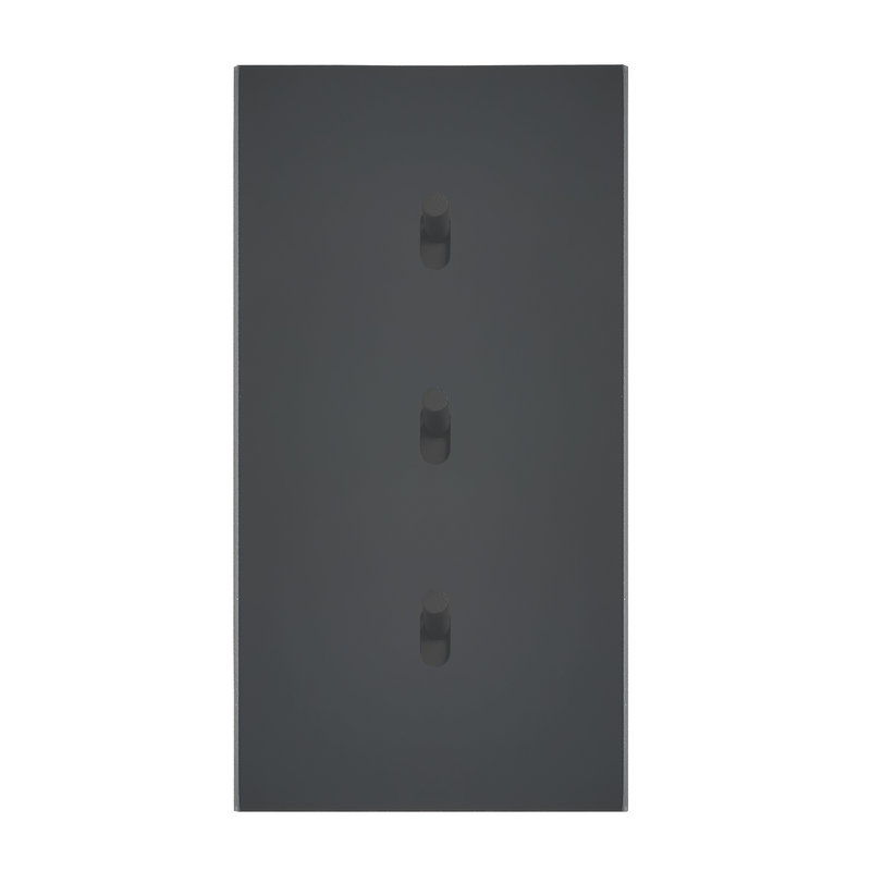 Legrand 67806 - Art d'Arnould univers Epure trois va-et-vient ou interrupteur - noir mat