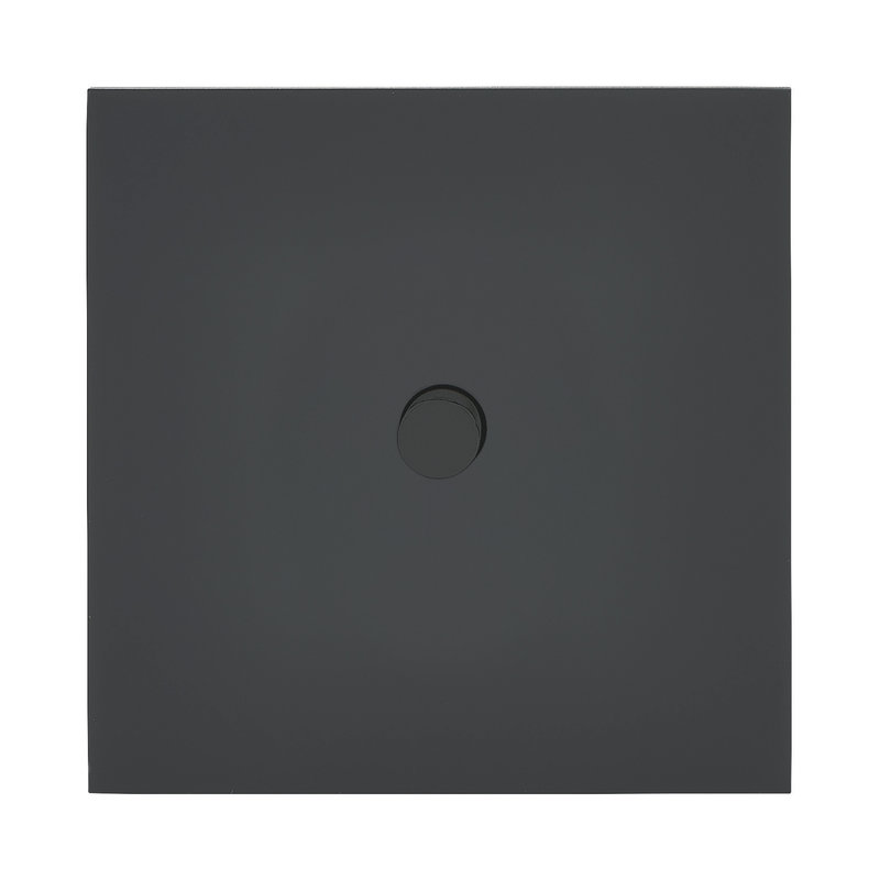 Legrand 67810 - Art d'Arnould univers Epure poussoir à bouton rond 2A - noir mat