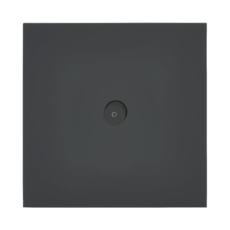 Legrand 67811 - Art d'Arnould univers Epure poussoir lumineux à bouton rond 2A - noir mat