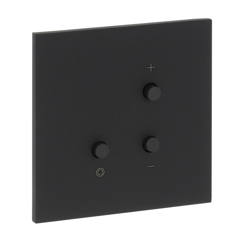 Legrand 67819 - Art d'Arnould univers Epure variateur toutes lampes 2 fils sans neutre -noir mat