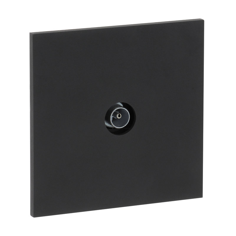 Legrand 67829 - Art d'Arnould univers Epure prise télévision simple - noir mat