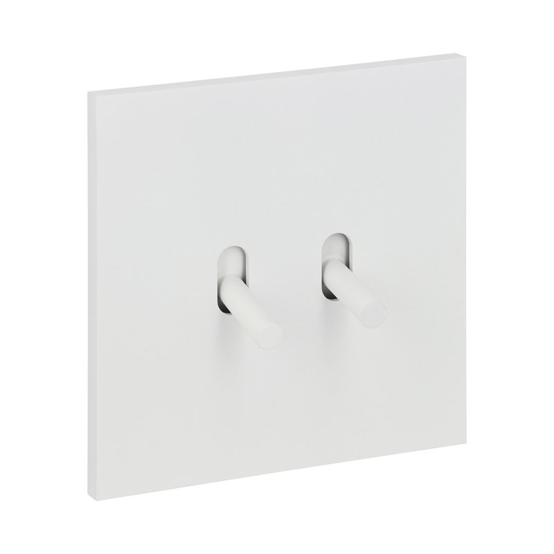 Legrand 67902 - Art d'Arnould univers Epure double va-et-vient ou interrupteur - blanc satin