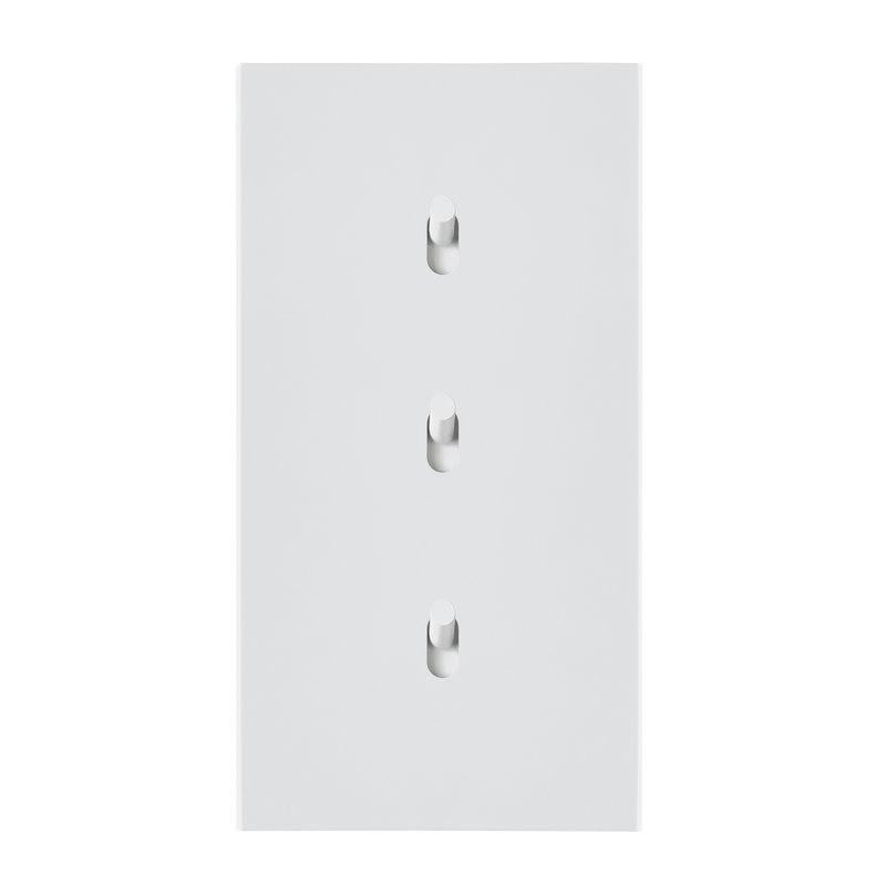 Legrand 67906 - Art d'Arnould univers Epure trois va-et-vient ou interrupteur - blanc satin