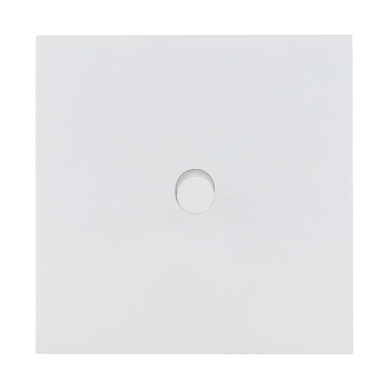 Legrand 67910 - Art d'Arnould univers Epure poussoir à bouton rond 2A - blanc satin