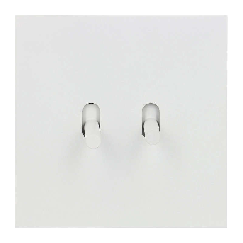Legrand 67912 - Art d'Arnould univers Epure double poussoir - blanc satin