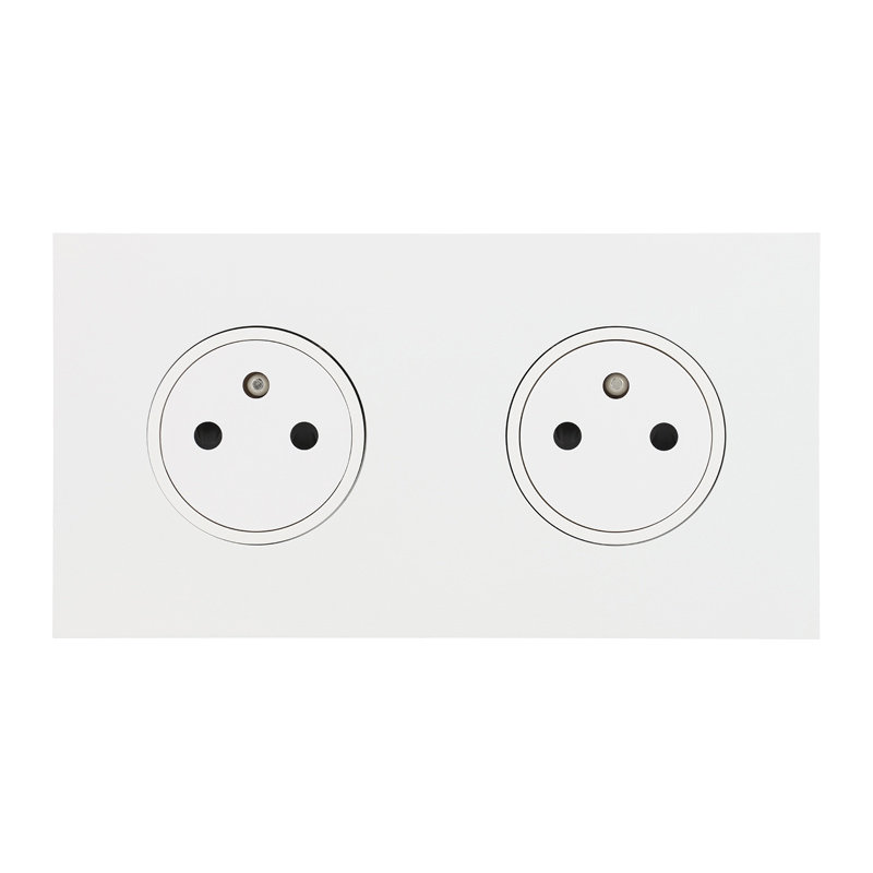Legrand 67932 - Art d'Arnould univers Epure double prise de courant 2P+T 16A 250V - blanc satin