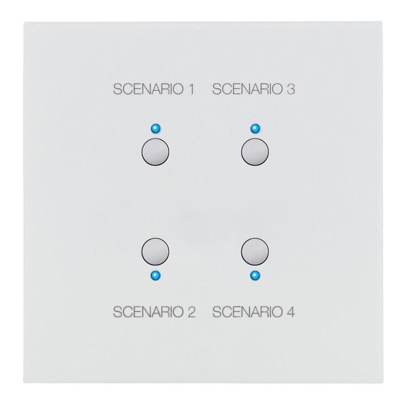 Legrand 67988 - Art d'Arnould univers Epure commande 4 scénarios MyHOME_Up - blanc satin