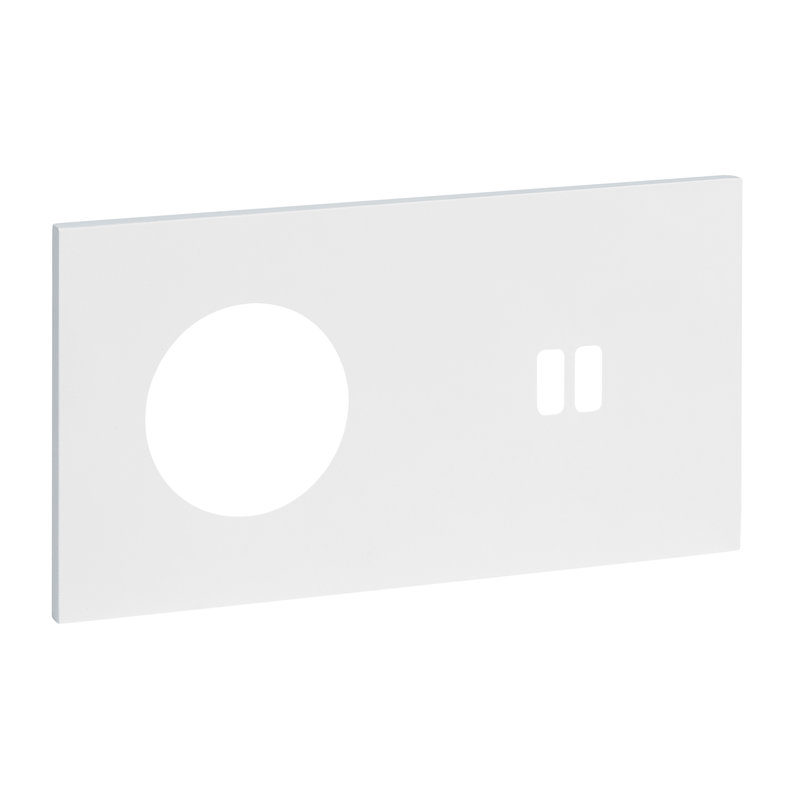 Legrand ARP67916 - Art d'Arnould univers Epure plaque de finition 2P+T + USB - Blanc satin