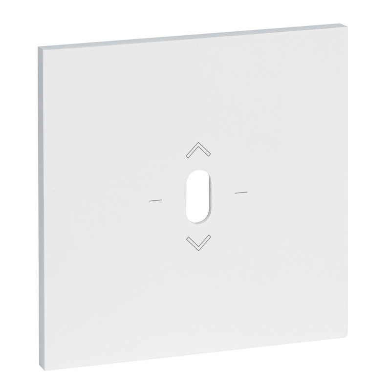 Legrand ARP67921 - Plaque commande volet roulant Art d'Arnould à levier - 1 poste Epure Blanc satin
