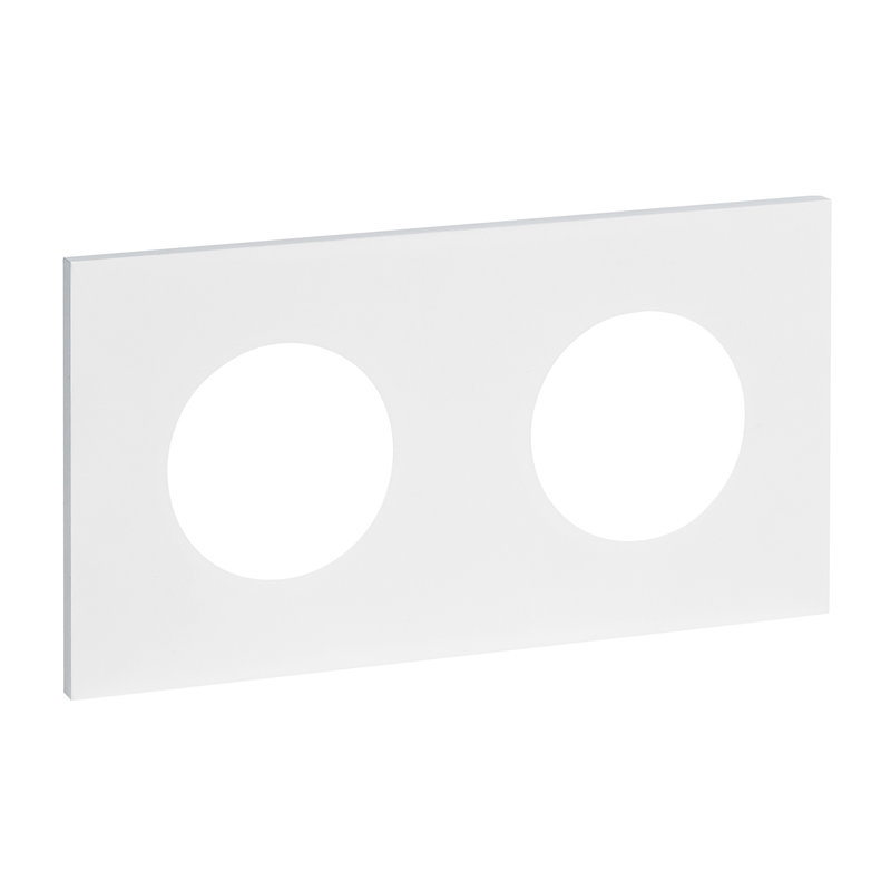 Legrand ARP67932 - Art d'Arnould univers Epure plaque de finition 2x2P+T - Blanc satin