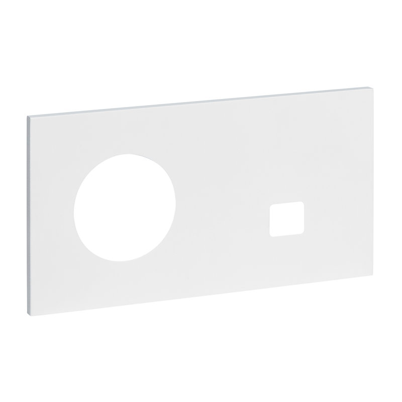 Legrand ARP67938 - Art d'Arnould univers Epure plaque de finition 2P+T + RJ45 - Blanc satin