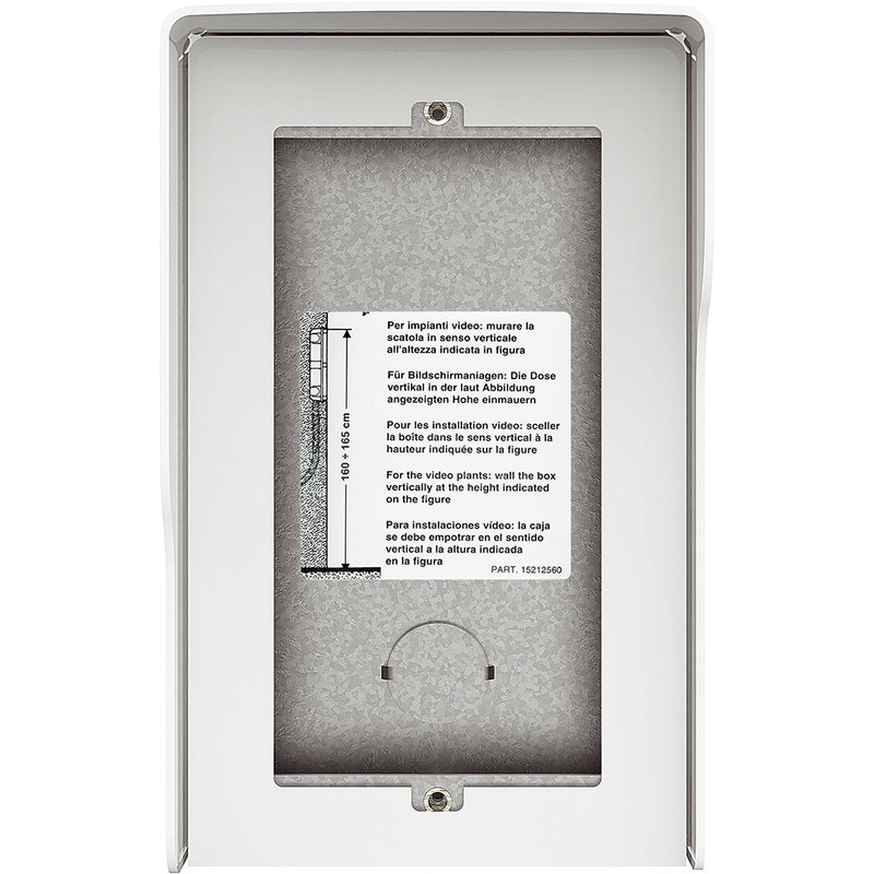 [BTI-350622] Bticino 350622 - Boîtier mural Sfera New - 2 modules Allwhite