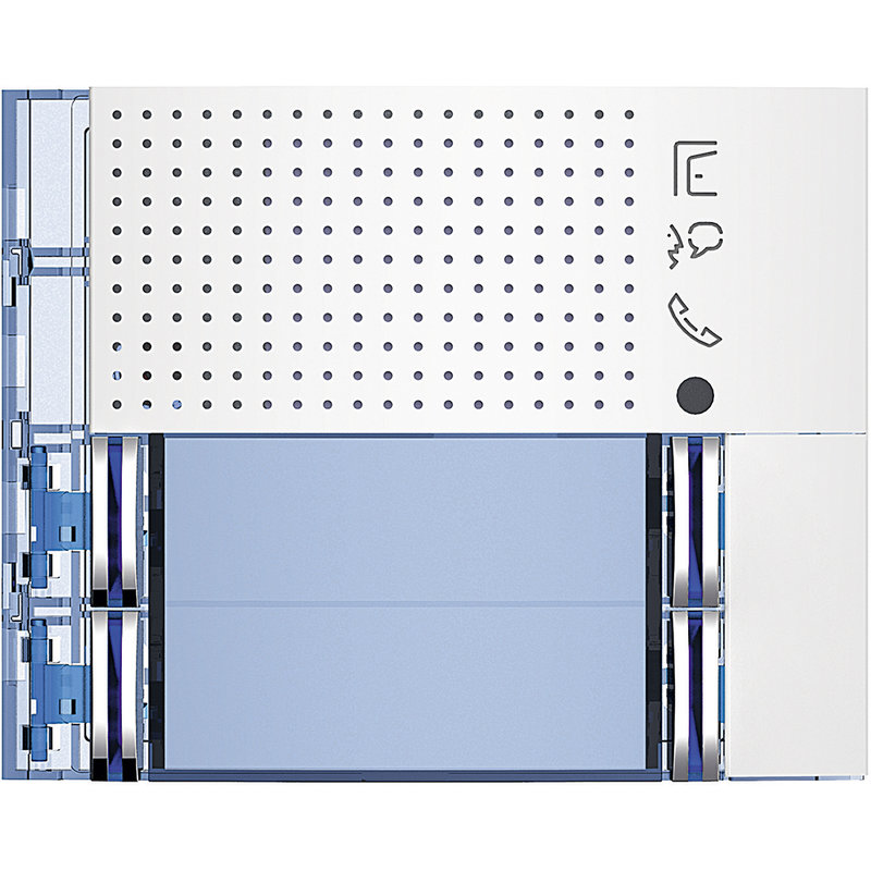 [BTI-351182] Bticino 351182 - Façade Sfera New pour module électronique audio 4 appels sur 2 rangées Allwhite