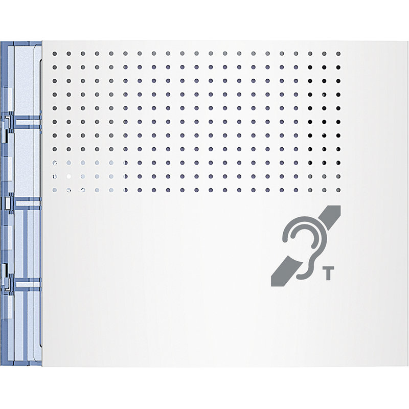 [BTI-352702] Bticino 352702 - Façade Sfera New pour module boucle inductive et synthèse vocale Allwhite