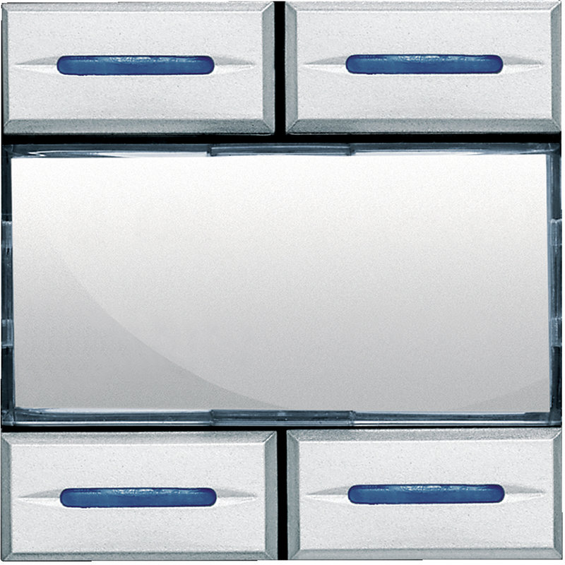 [BTI-HC4680KNX] Bticino HC4680KNX - Commande KNX Axolute - 4 touches / 4 appuis - Tech
